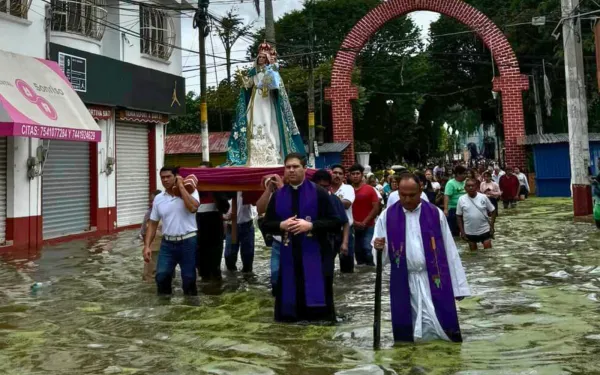 Procesión de la Virgen de la Natividad en Tixtla, Guerrero. Crédito: Parroquia Santuario de la Natividad de María