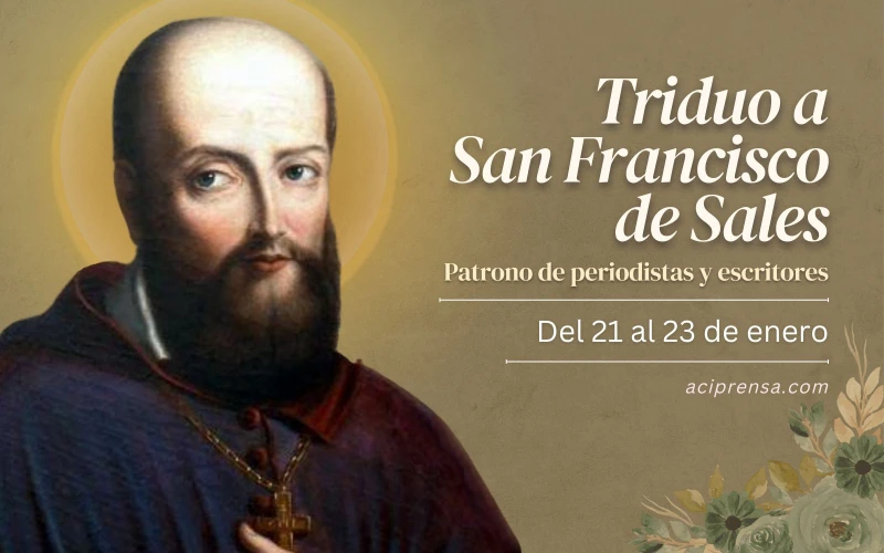 Hoy se inicia el triduo a San Francisco de Sales, patrono de la prensa católica