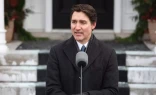 El primer ministro canadiense Justin Trudeau habla durante una conferencia de prensa en Rideau Cottage en Ottawa (Canadá), el 6 de enero de 2025. Trudeau anunció su renuncia y dijo que dejará el cargo tan pronto como el gobernante Partido Liberal elija un nuevo líder.