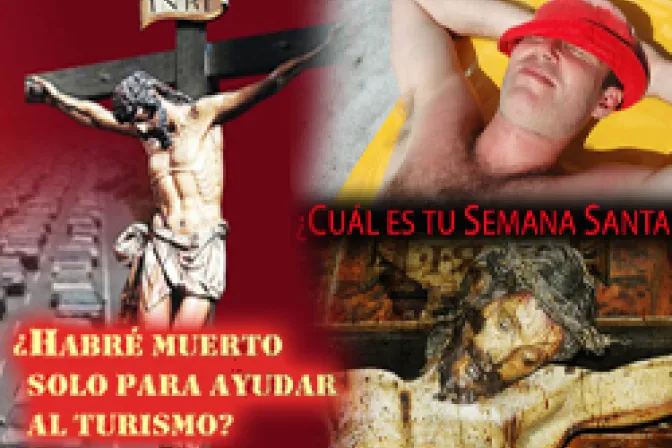 Jóvenes recuerdan verdadero sentido de Semana Santa con originales imágenes