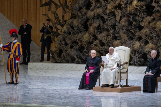 El Papa Francisco en la Audiencia General de este 8 de enero