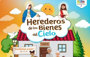 Detalle del afiche de este año de la campaña "Un millón de niños rezando el Rosario", impulsada por la Conferencia Nacional de Laicos. Crédito: Conferencia Nacional de Laicos de Venezuela.