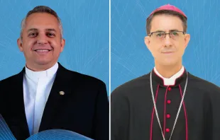 Mons. Eugênio Barbosa Martins y Mons. José Benedito Cardoso. Crédito: CNBB