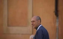 Cardenal Víctor Fernández, prefecto del Dicasterio para la Doctrina de la Fe y principal redactor de Fiducia supplicans, en el Vaticano durante el Sínodo de la Sinodalidad en octubre de 2023.