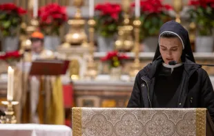 Vigilia de la Luz en la Iglesia Nacional Española en Roma en la tarde el jueves 1 de febrero Crédito: Daniel Ibáñez/ ACI Prensa