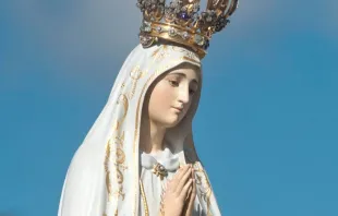 Imagen de la Virgen de Fátima. Crédito: Santuario de Fátima.