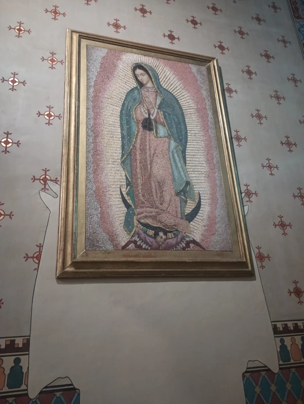 La Virgen de Guadalupe en Notre Dame. Crédito: Cortesía Martín Muñoz Ledo.