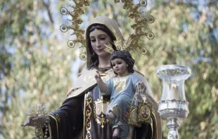 Virgen del Carmen Crédito: Página de Facebook/Hermandad del Carmen de Torre del Mar