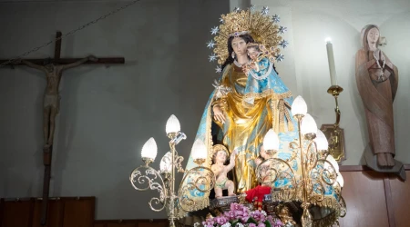 Virgen peregrina de los Desamparados (Valencia, España).