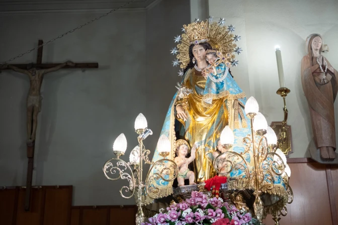 Virgen peregrina de los Desamparados (Valencia, España).