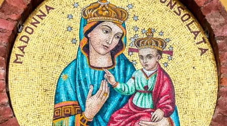 Mosaico de la Virgen de la Consolata