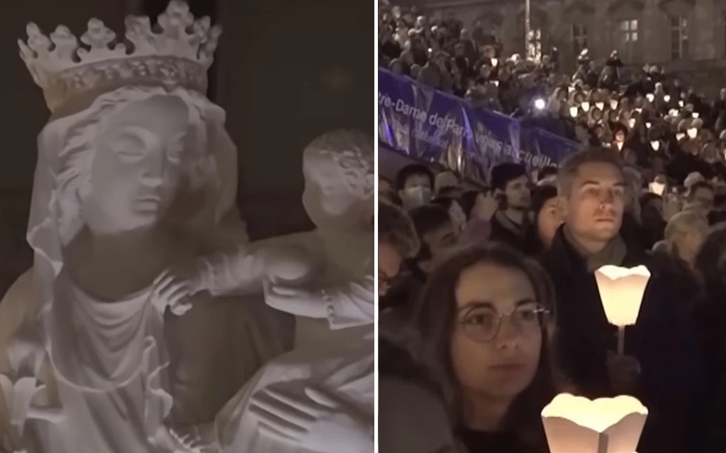 La Virgen María y el Niño vuelven a la Catedra de  Notre Dame de París para la reapertura de la catedral el próximo 7 de diciembre.?w=200&h=150