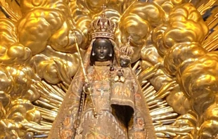 Virgen Negra de Einsiedeln. Crédito: Beat Ruest / Wikimedia Commons (CC BY-SA 4.0).