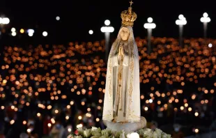 Imagen de la Virgen de Fátima. Crédito: EWTN 