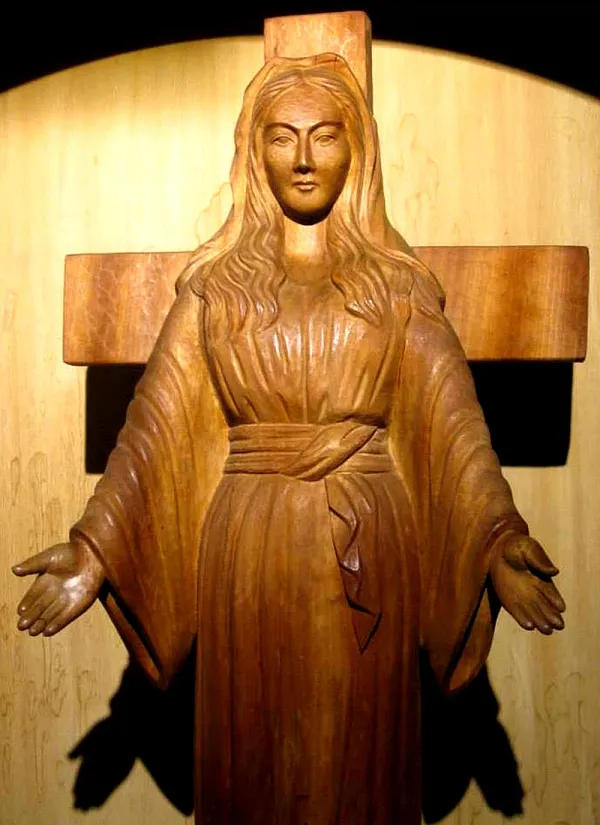 La imagen de Nuestra Señora de Akita en Japón. Crédito: SICDAMNOME CC BY-SA 4.0