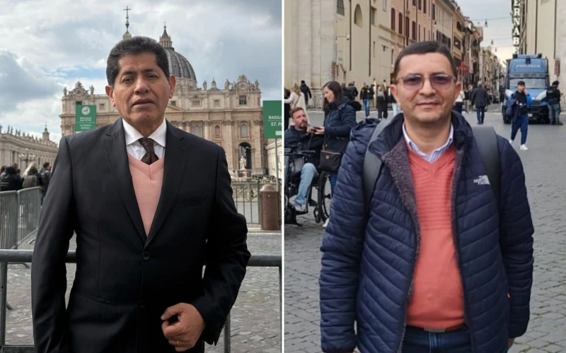 Jesús y Pedro futuros diáconos en el Vaticano con un “mensaje de fortaleza” para el Papa Francisco